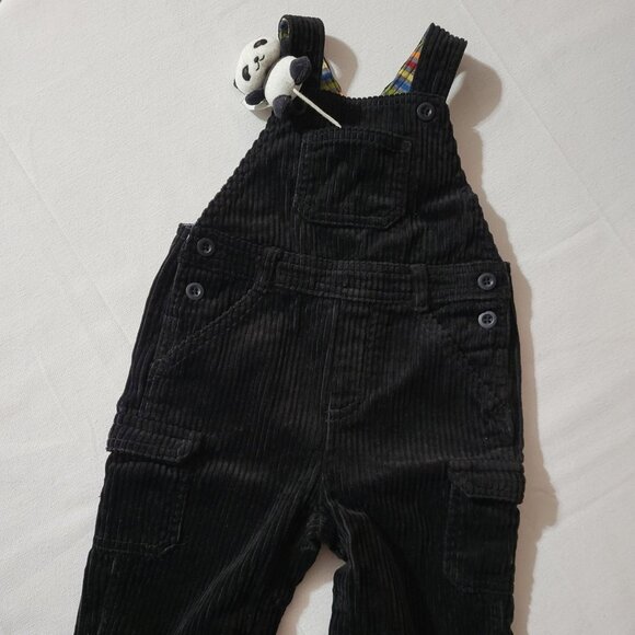 Gymboree Vintage 2007 Little Panda Corduroy Pocket Pal 3-6 month Overalls NWT. - Picture 3 of 3